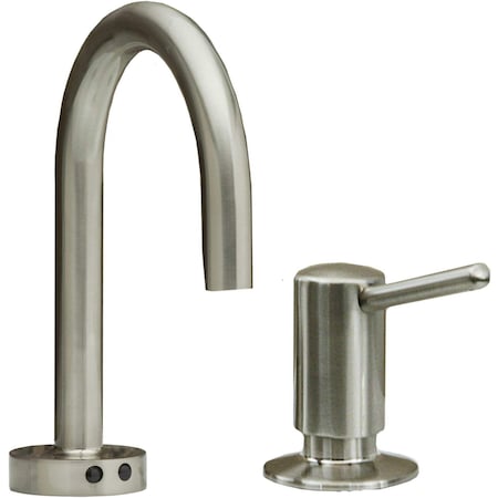 Macfaucets Ultra Modern Electronic Faucet with Soap Dispenser FA400-1100S